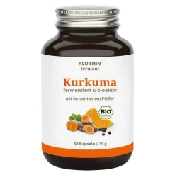 Acurmin Ferment Kurkuma Pfeffer Kapseln, 60 St
