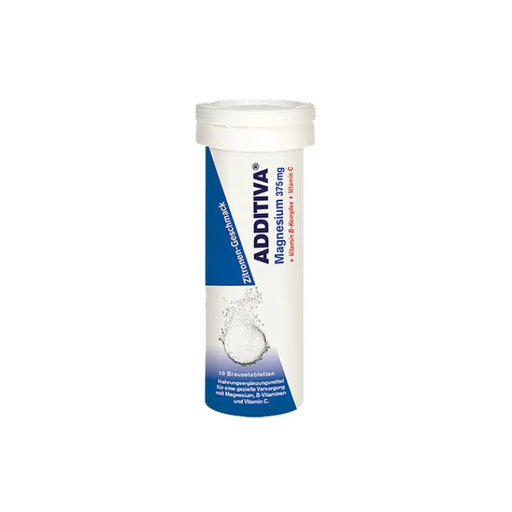 Additiva Magnesium 375 mg + Vitamin B-Komplex + Vitamin C , 20X6 g