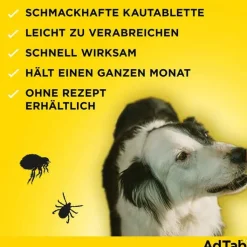 AdTab™ Kautabletten für große Hunde 450 mg 11 bis 22 kg, 3 St