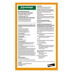 Advantage 40 für kleine Katzen und Zierkaninchen unter 4 kg, 4X0.4 ml