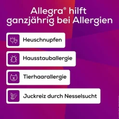 Allegra Allergietabletten 20 mg Schmelztabletten, 6 St