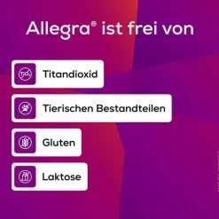 Allegra Allergietabletten 20 mg Tabletten, 100 St