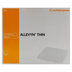 Allevyn Thin 5x6 cm dünne Wundauflage, 10 St