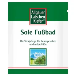 Allgäuer Latschenkiefer Sole Fußbad, 10X10 g