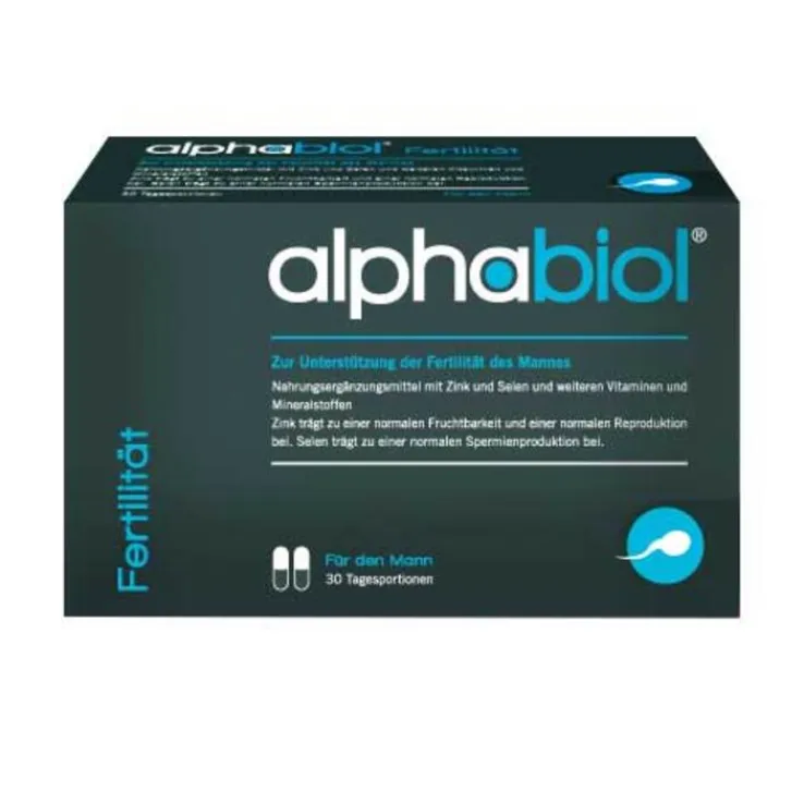 Alphabiol Fertilität für den Mann Kapseln, 60 St