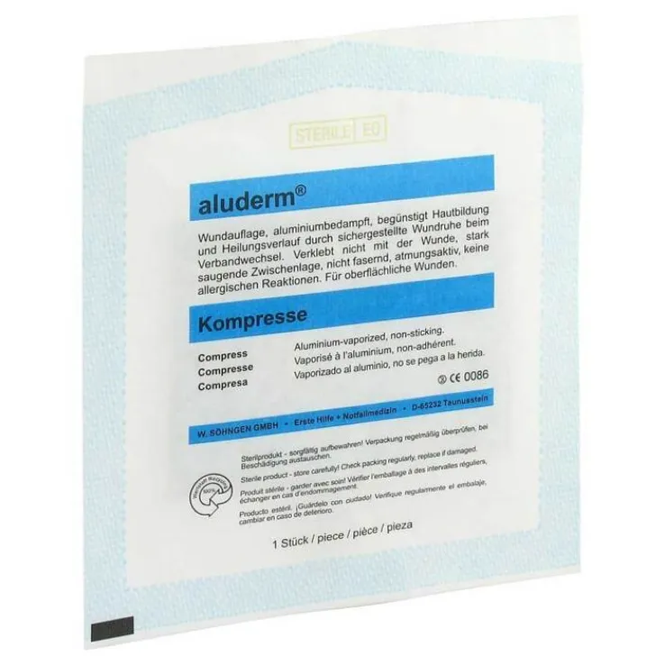 Aluderm Kompressen 10x15cm, 1 St