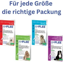 Amflee 134 mg Spot-On Lösung für mittelgroße Hunde, 3 St