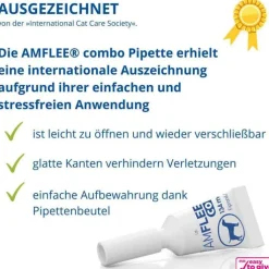 Amflee combo 402/361,8 mg Lösung zum Auftropfen für Hunde über 40 kg, 3 St