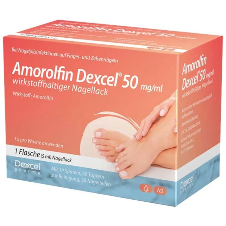 Amorolfin Dexcel® 50 mg/ml wirkstoffhaltiger Nagellack, 5 ml
