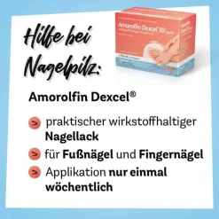 Amorolfin Dexcel® 50 mg/ml wirkstoffhaltiger Nagellack, 3 ml