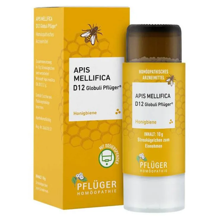 Apis Mellifica D12 Globuli Pflüger Dosierspender, 10 g