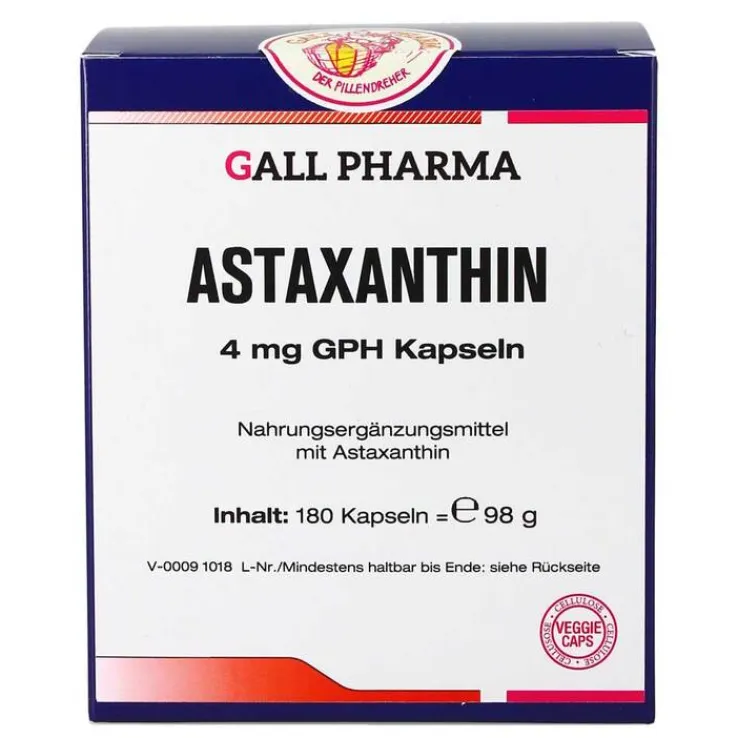 Astaxanthin 4 mg GPH Kapseln, 180 St