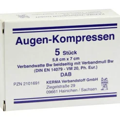 Augenkompressen unsteril 5,8, 5 St