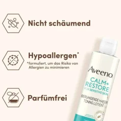 Aveeno Calm + Restore beruhigende Hafer Toning Lotion, 200 ml