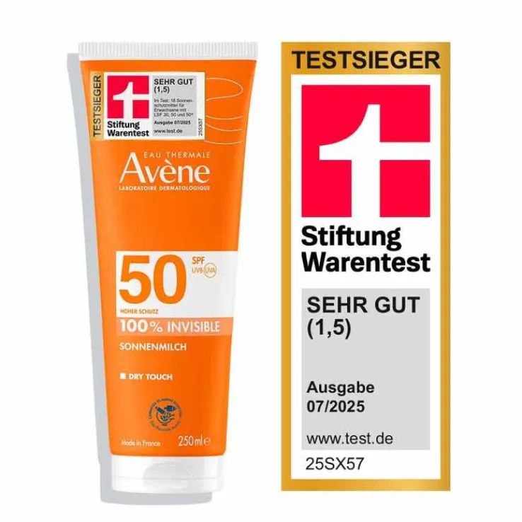 Avene Sonnenmilch SPF 50, 250 ml