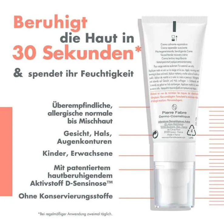 Avene Tolerance Control Creme, 40 ml