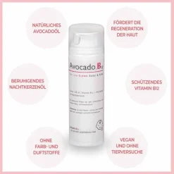 Avocado B12 Die rosa Creme Baby & Kind, 140 ml
