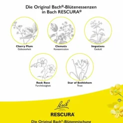 Bachblüten Original Rescura Tropfen mit Alkohol, 20 ml