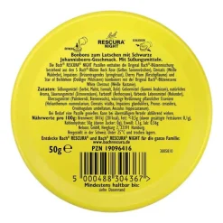 Bachblüten Original Rescura Night Pastillen schwarze Johannisbeere, 50 g