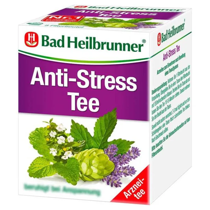 Bad Heilbrunner Tee Anti Stress Filterbeutel, 8X1.75 g