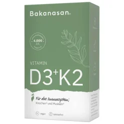 Bakanasan Vitamin D3 + K2 Kapseln, 60 St