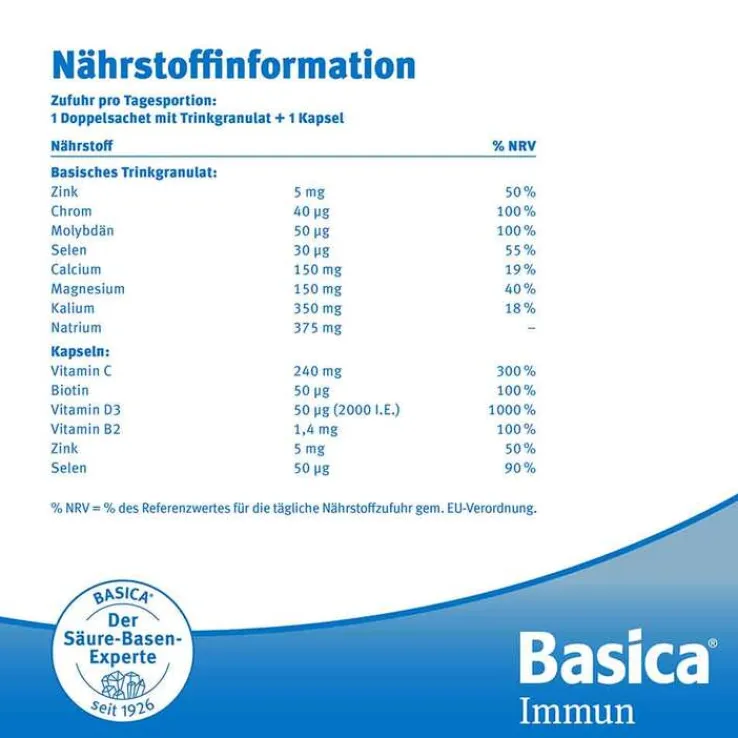 Basica Immun Trinkgranulat + Kapsel , 7 St