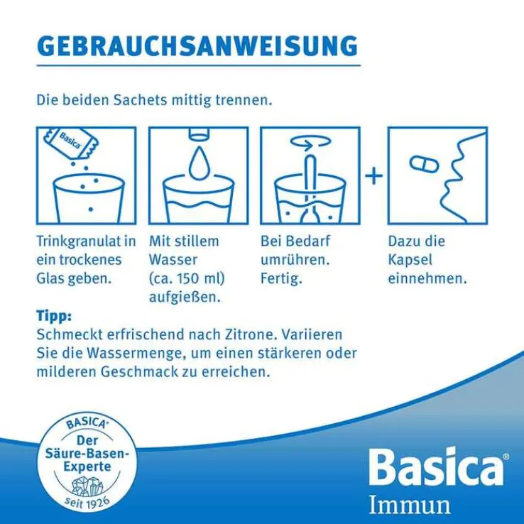 Basica Immun Trinkgranulat + Kapsel , 7 St