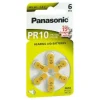 Batterien für Hörgeräte Panasonic PR 10, 6 St
