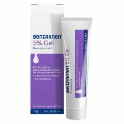 Benzaknen® 5% Gel bei leichter bis mittelschwerer Akne, 15 g