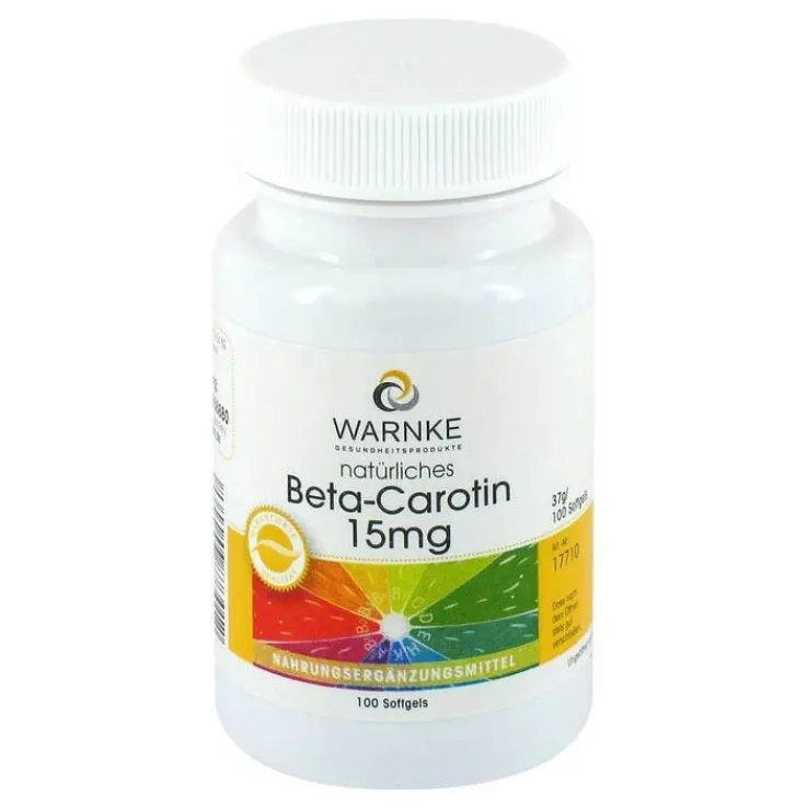 Beta Carotin Kapseln 15 mg natürlich, 100 St