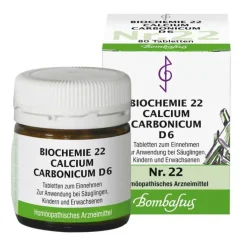 Biochemie 22 Calcium carbonicum D 6 Tabletten, 80 St