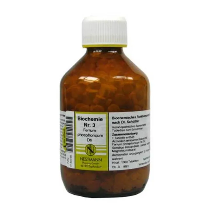Biochemie 3 Ferrum phosphoricum D 6 Tabletten, 1000 St