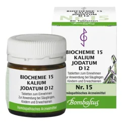 Biochemie 15 Kalium jodatum D 12 Tabletten, 80 St