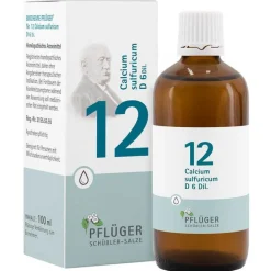 Biochemie Pflüger 12 Calcium sulfuricum D 6 Tropfen, 100 ml
