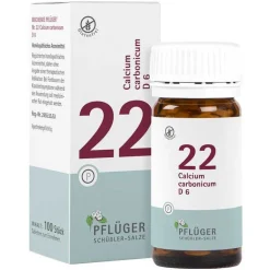 Biochemie Pflüger 22 Calcium carbonicum D 6 Tabletten, 100 St