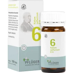 Biochemie Pflüger 6 Kalium sulfuricum D 6 Tabletten, 100 St