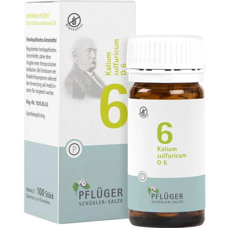 Biochemie Pflüger 6 Kalium sulfuricum D 6 Tabletten, 100 St