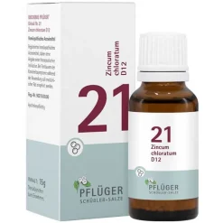 Biochemie Pflüger 21 Zincum chloratum D 12 Globuli, 15 g