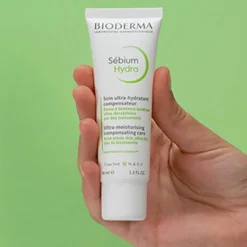 Bioderma Sebium Hydra Creme für unreine, ölige, zu Akne neigende Haut, 40 ml
