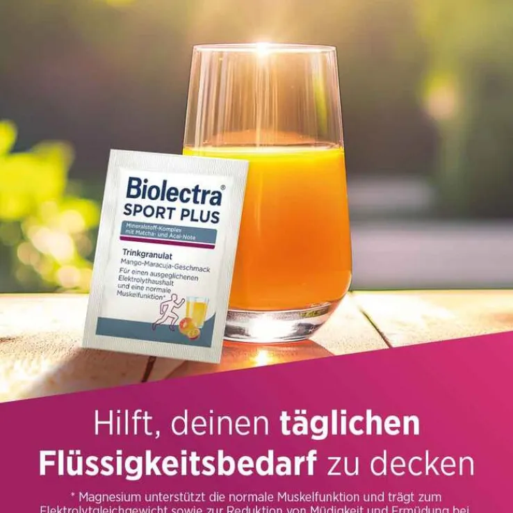 Biolectra Sport Plus Trinkgranulat, 20 St