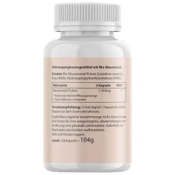 Biotanicals Maca Bio Maca Kapseln, 120 St