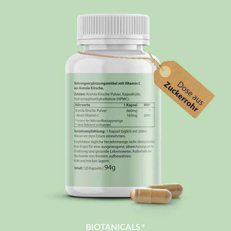 Biotanicals Vitamin C Kapseln, 120 St