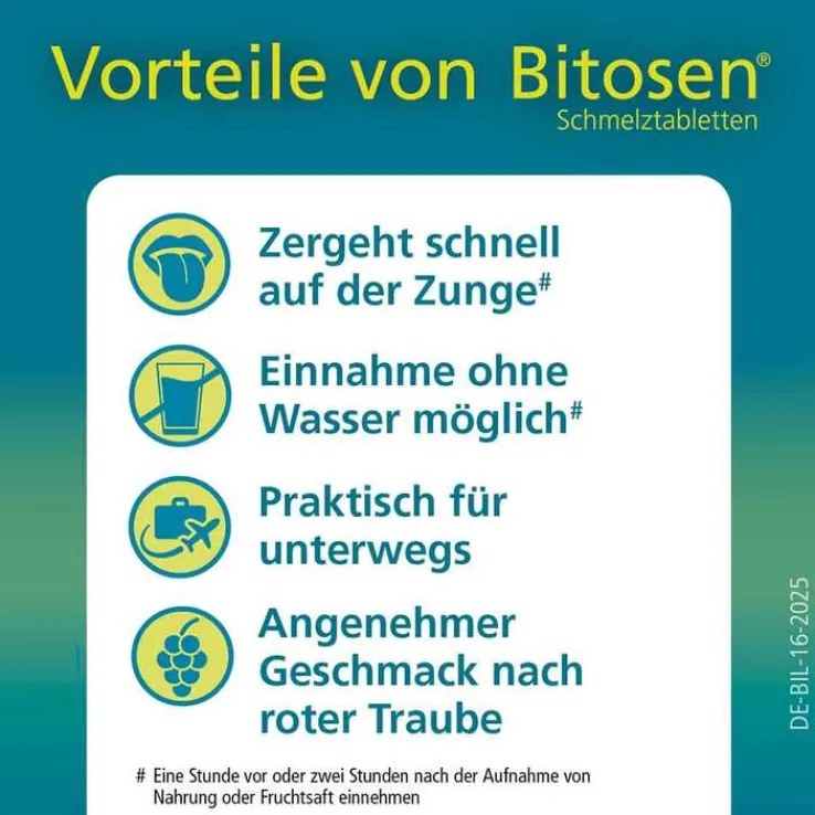 Bitosen 20 mg Schmelztabletten, 20 St