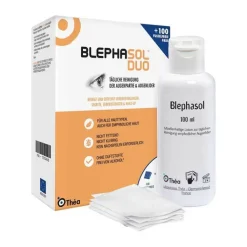 Blephasol Duo 100 ml Lotion + 100 Reinigungspads, 1 P