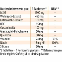 Boswellia MSM forte Dr. Jacob`s Tabletten, 90 St