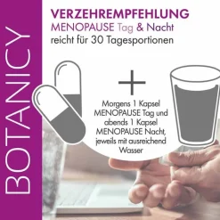 Botanicy Menopause Tag & Nacht Kapseln, 60 St