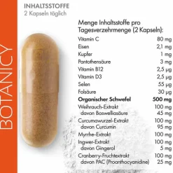 Botanicy Zündex forte Complex mit Optimsm Kapseln, 60 St
