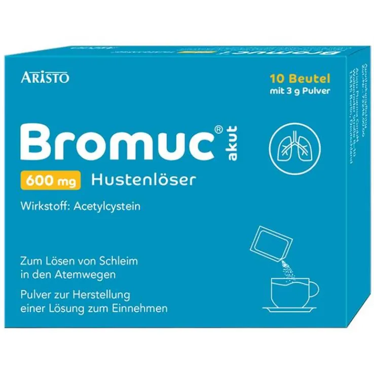 Bromuc akut 600 mg Hustenlöser , 10 St