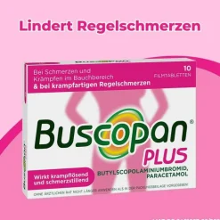 Buscopan Plus 10 mg / 500 mg Filmtabletten, 10 St