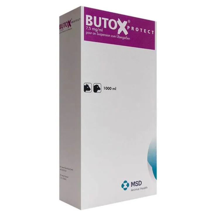 Butox Protect 7,5mg / ml pour on Suspension z.Überg.Ri + Sch., 1000 ml